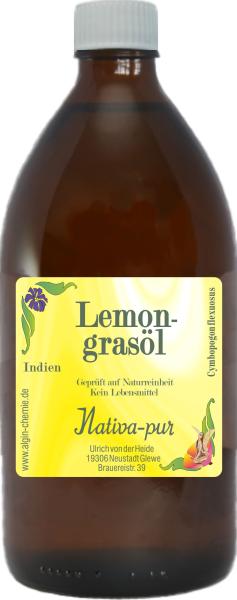 Lemongrasöl indisch 100 ml